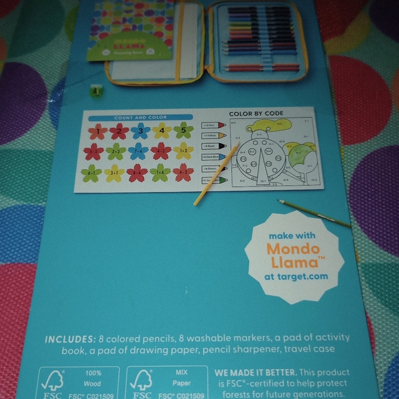 Mondo Llama Art Travel Case - Picture 3 of 3